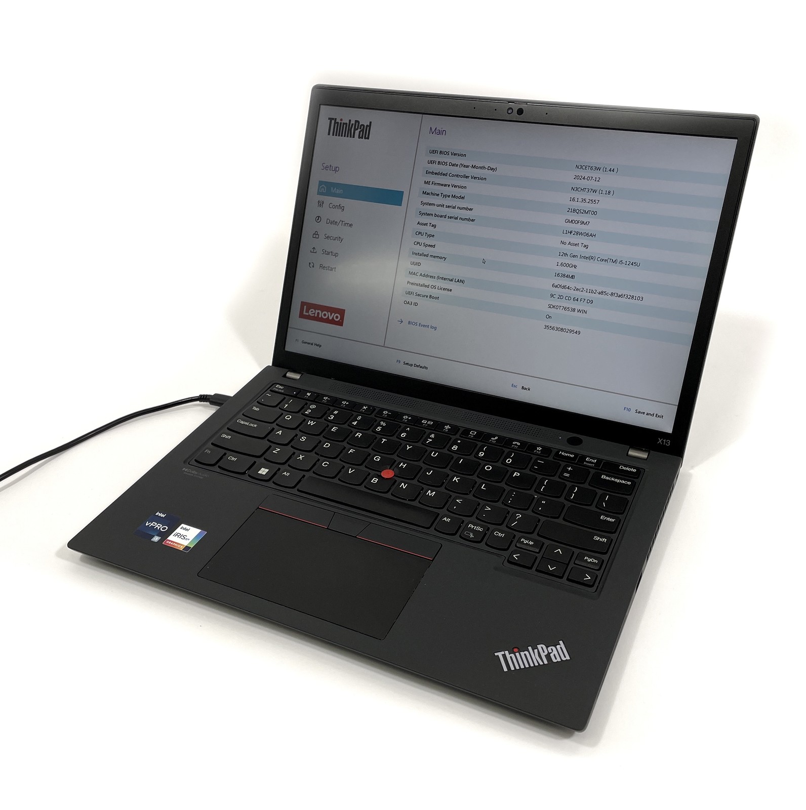 Lenovo ThinkPad X13 Gen 3 Laptop i5-1245U 1.6GHz 256GB SSD 16GB RAM WIN 11