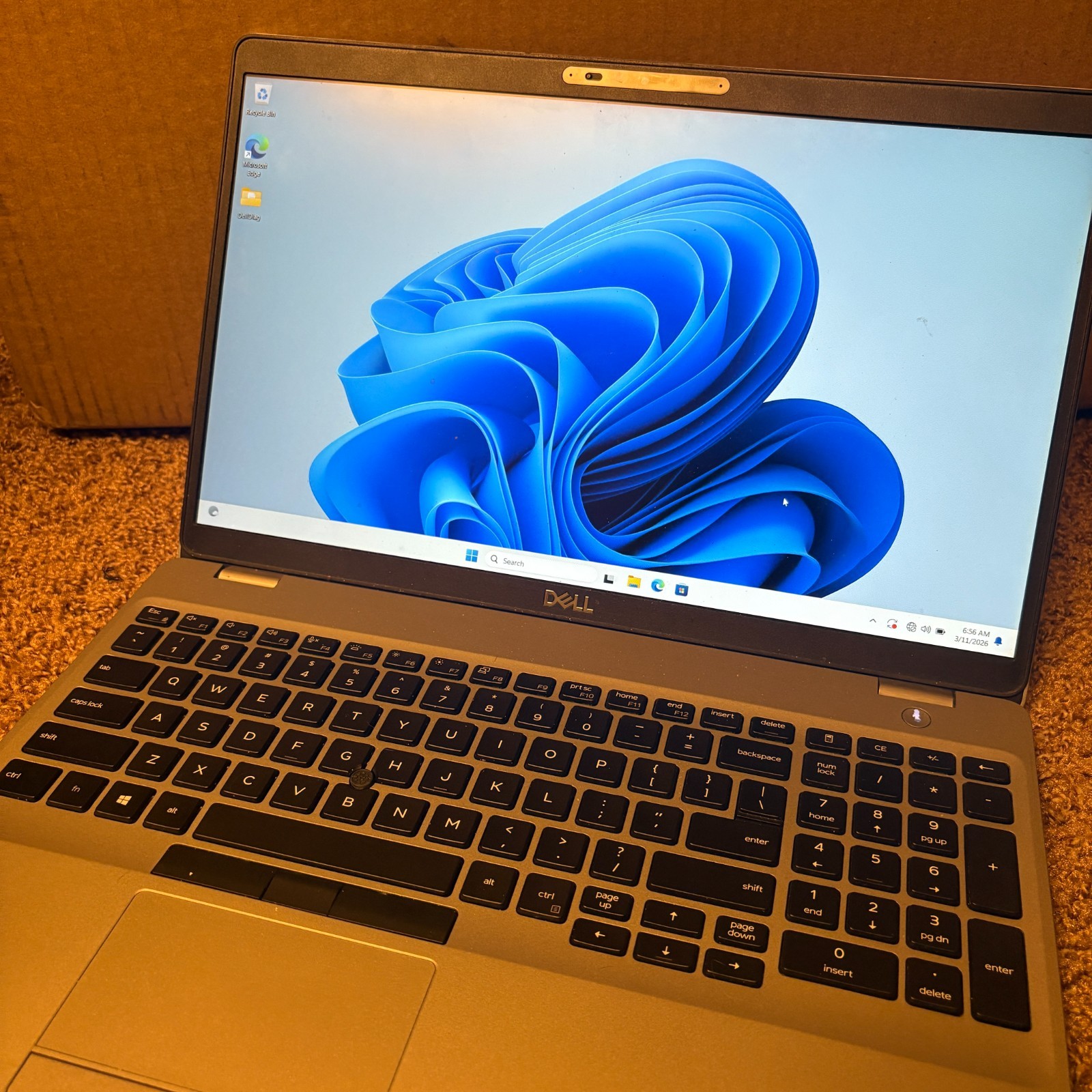 Dell Precision 3551 i7-10875H 2.3GHz 32GB 512GB Win 11Pro Quadro P620 GPU