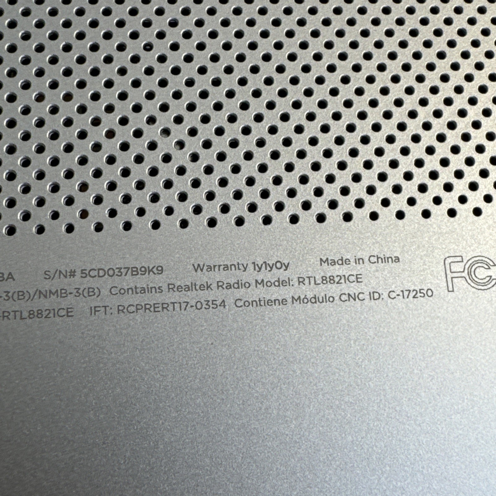HP 15-dy1xxx Laptop TOUCH i3-1005G1 @1.20GHz 4GB RAM 256GB SSD W11H