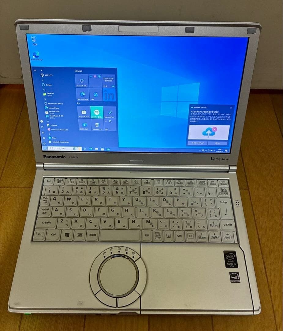 Panasonic Let’s Note CF-NX4 i5 Laptop Windows No AC Adapter Tested Used