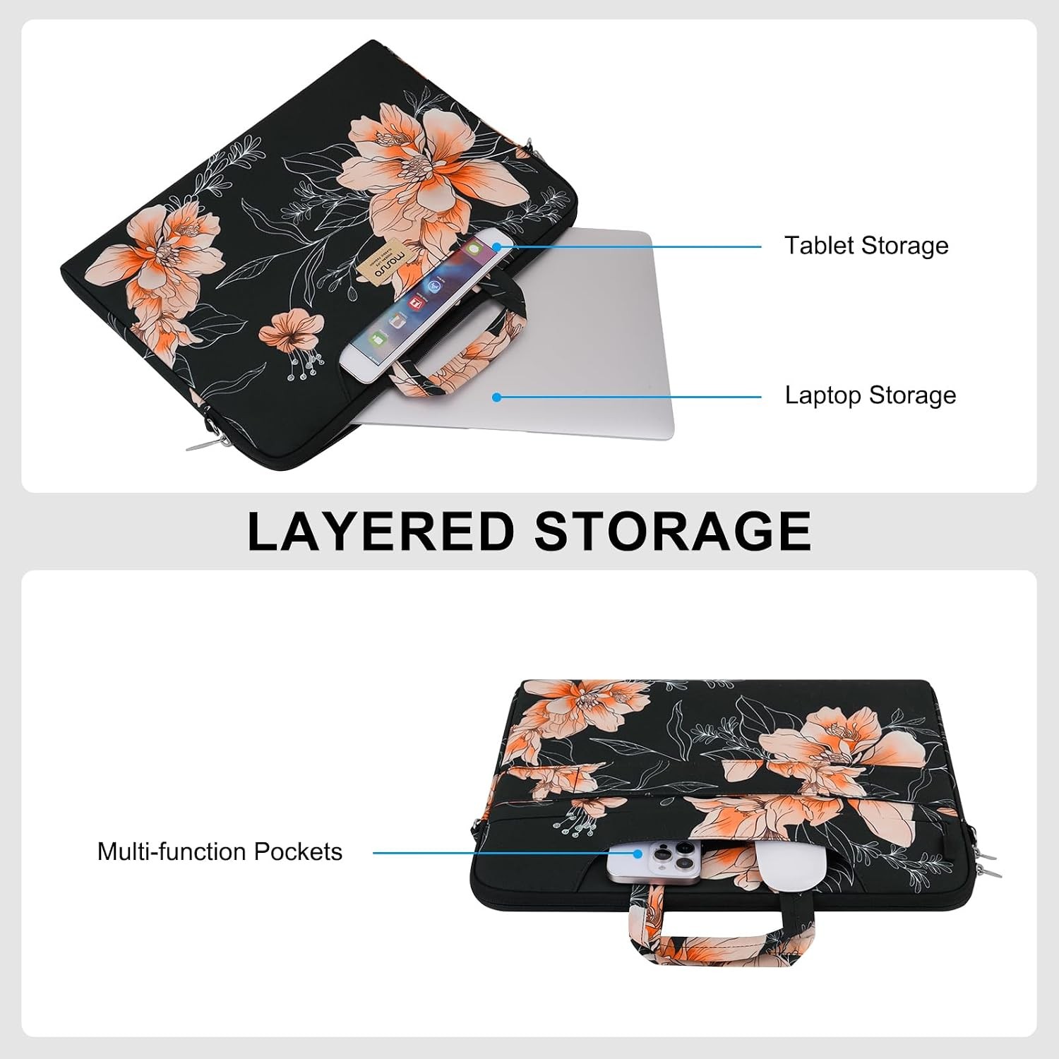 Laptop Bag for Women, 15.6 inch Computer Bags Compatible with MacBook Pro 16 inc