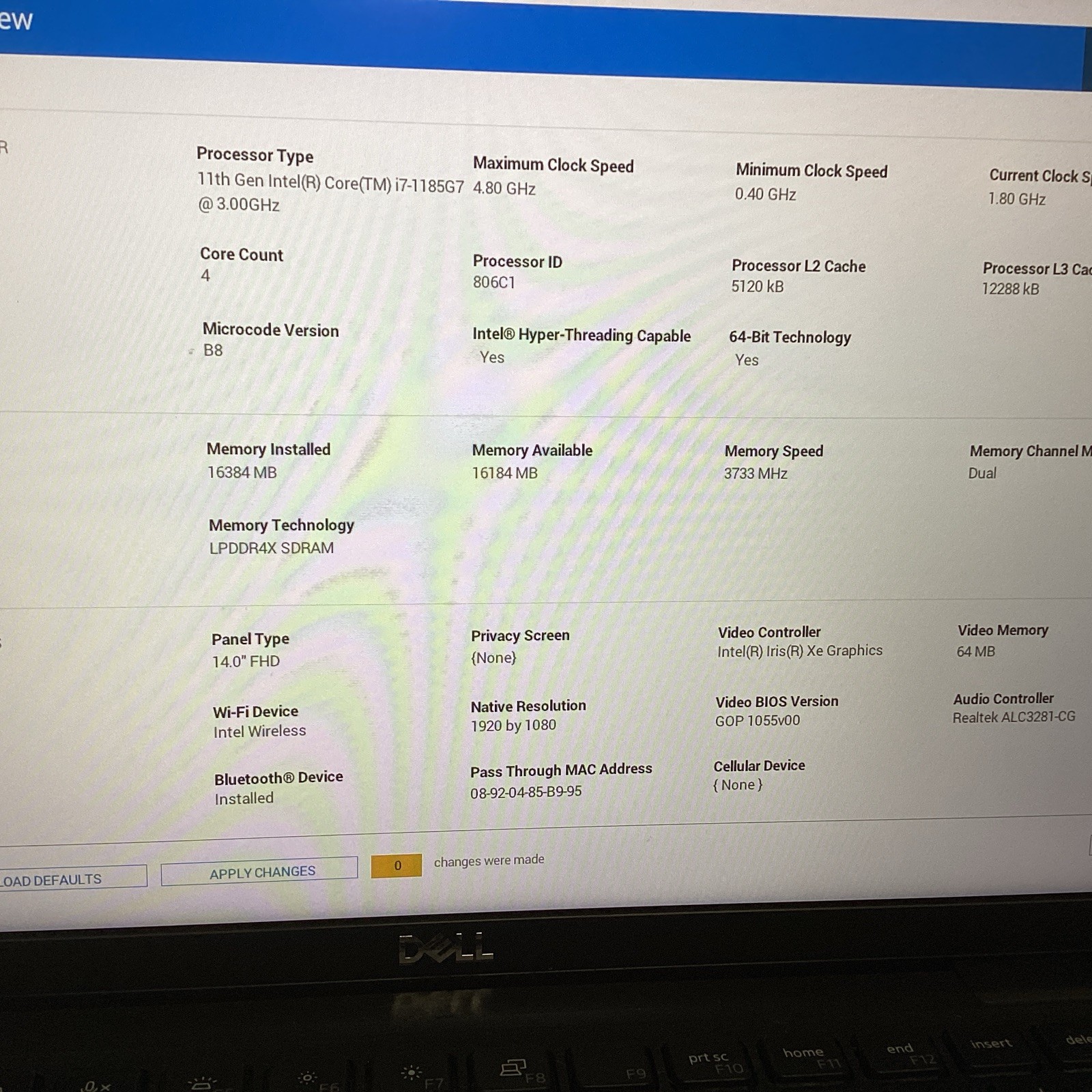 Lot of 2 Dell Latitude 7420 14″ 1) i5-1135G7 1)i7-1185G7 8GB RAM 256GB SSD NO OS
