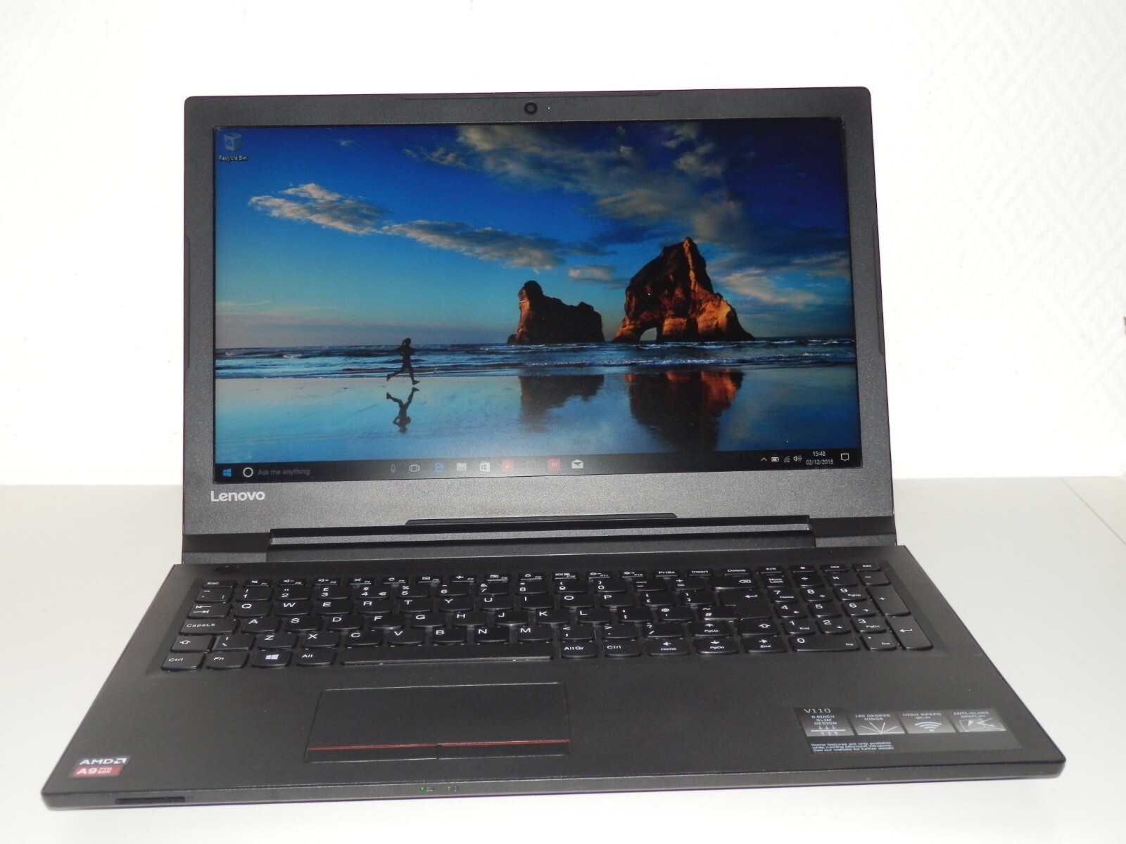 Lenovo V110-15AST, AMD A9-9410, 4GB Ram, 500GB HDD, 15.6″ inch HD, AMD Radeon R5