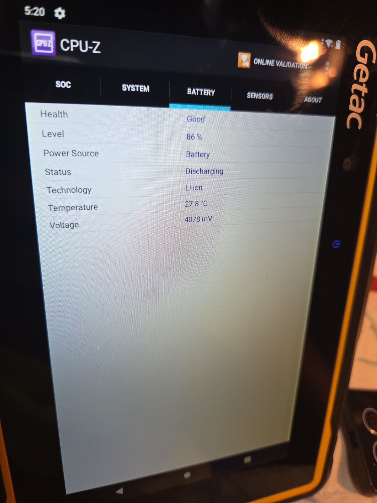 NEW Getac ZX70 G2 Tablet/LTE (Unlocked) 8.1” Snapdragon 660 Android
