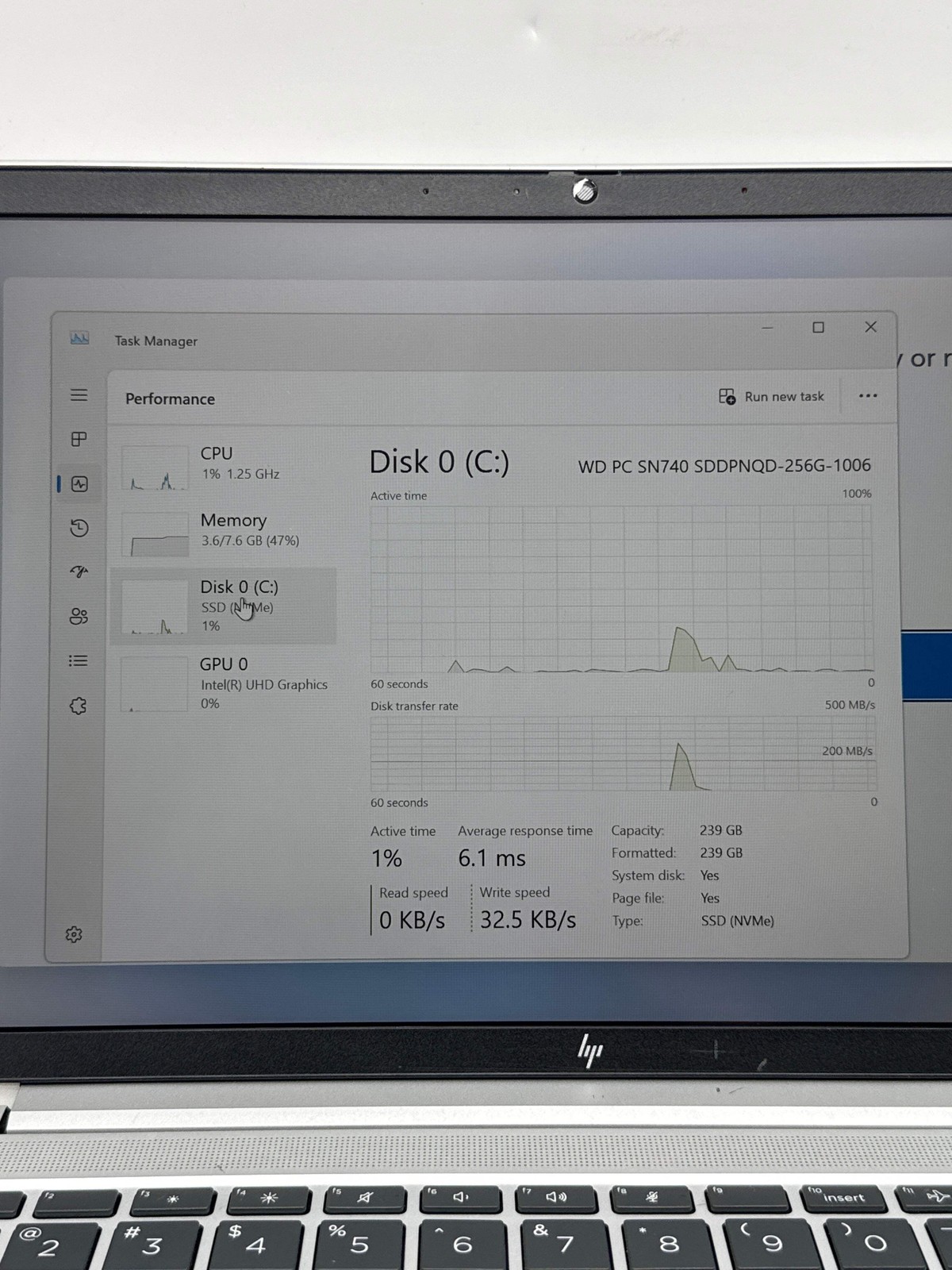HP EliteBook 640 G10 14.0″ FHD Touch Core i5-1335U 1.30GHz 256GB SSD 8GB RAM