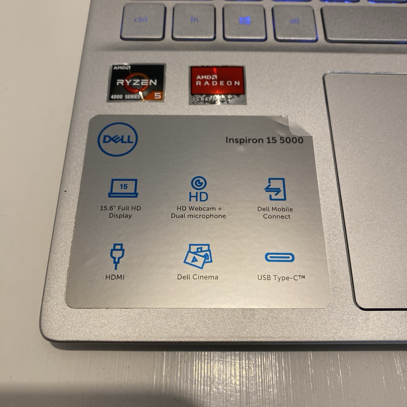 Dell Inspiron 15 5505 Ryzen Laptop Upgraded 16GB RAM 512GB M.2 SSD Lightly Used