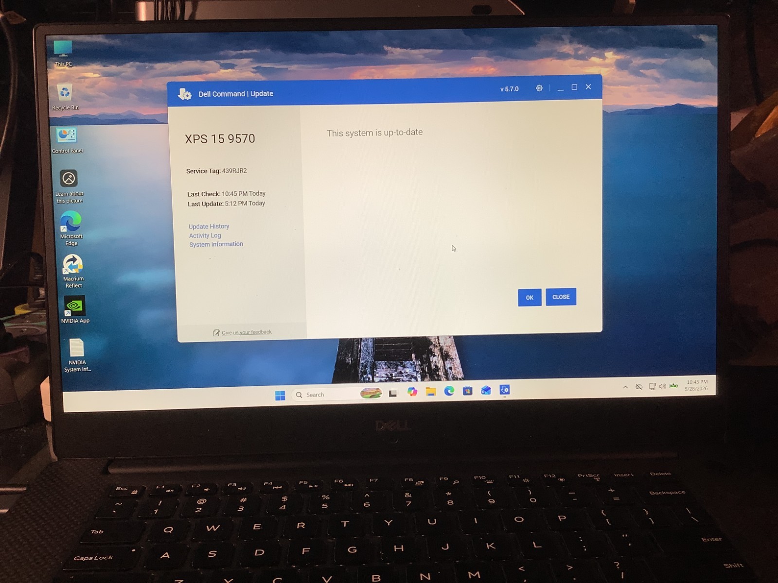 Dell XPS 9570, Gaming-GTX1050Ti, i7-8750H, 16GB – 512GB Windows 11 Home #439RJR2