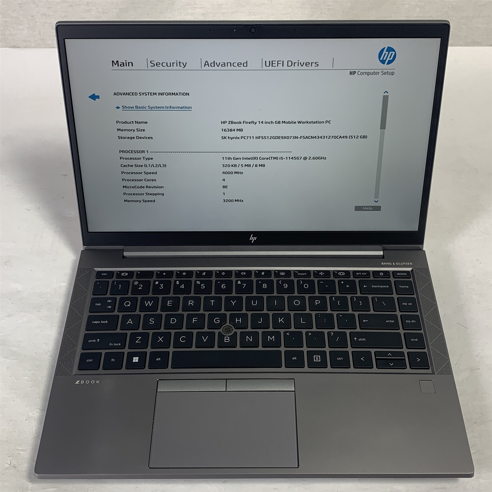 HP ZBook Firefly 14 G8 14″ Laptop i5-1145G7 2.6GHz 16GB 512GB NVMe SSD – Win11