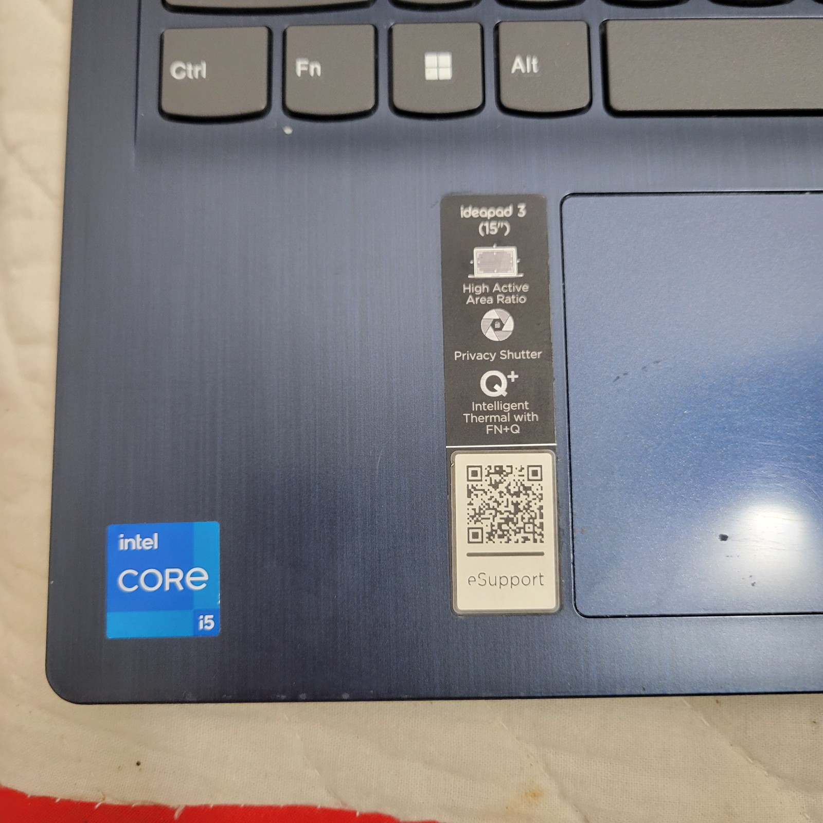 Lenovo IdeaPad 3 15ITL6 15.6″ i5-1135G7 2.5GHz 8GB RAM 512GB SSD With AC Win 11