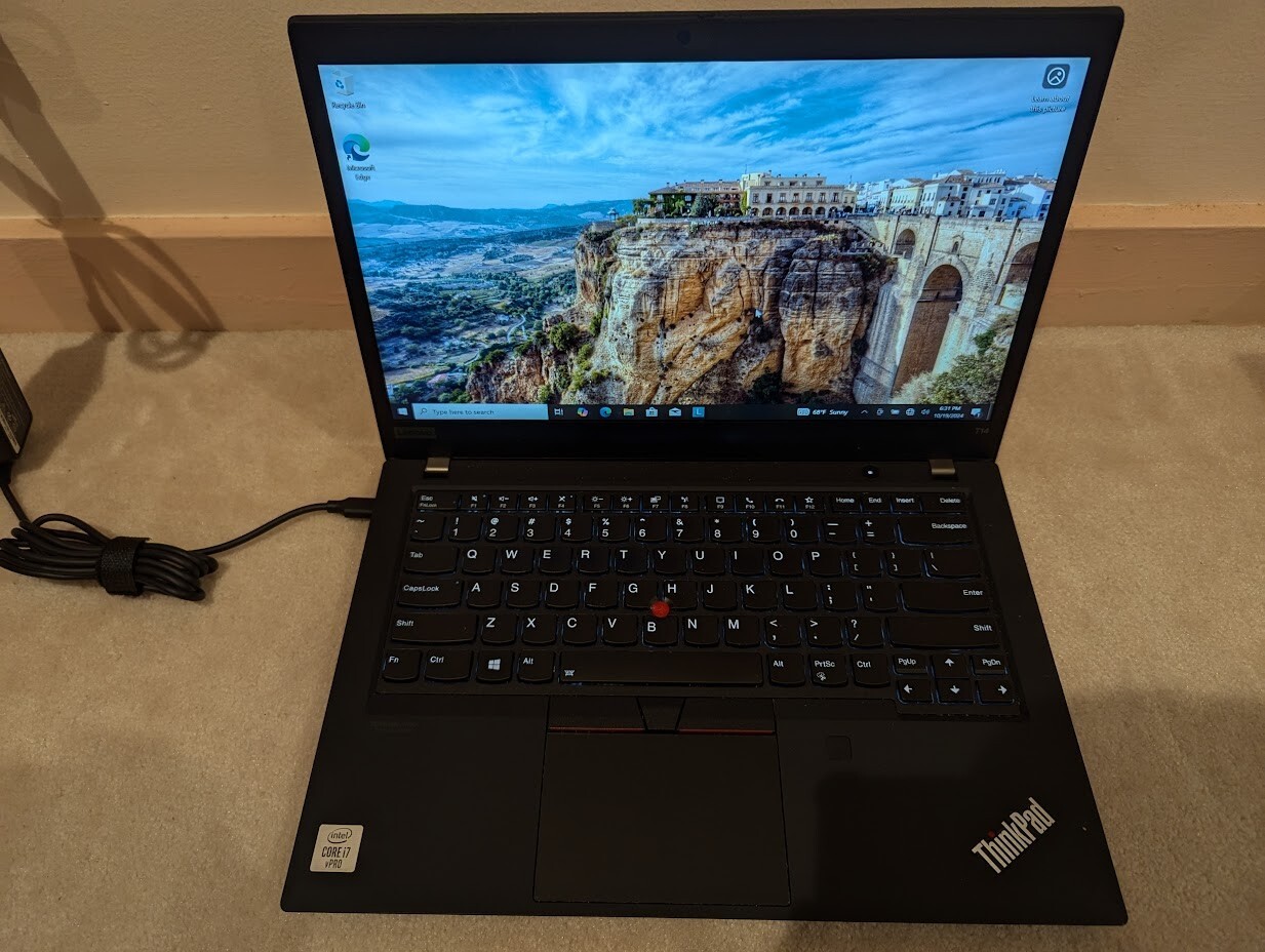 Lenovo Thinkpad T14 G1 i7-10610U 48GB RAM/500 GB SSD – Win 10 Pro TOUCHSCREEN