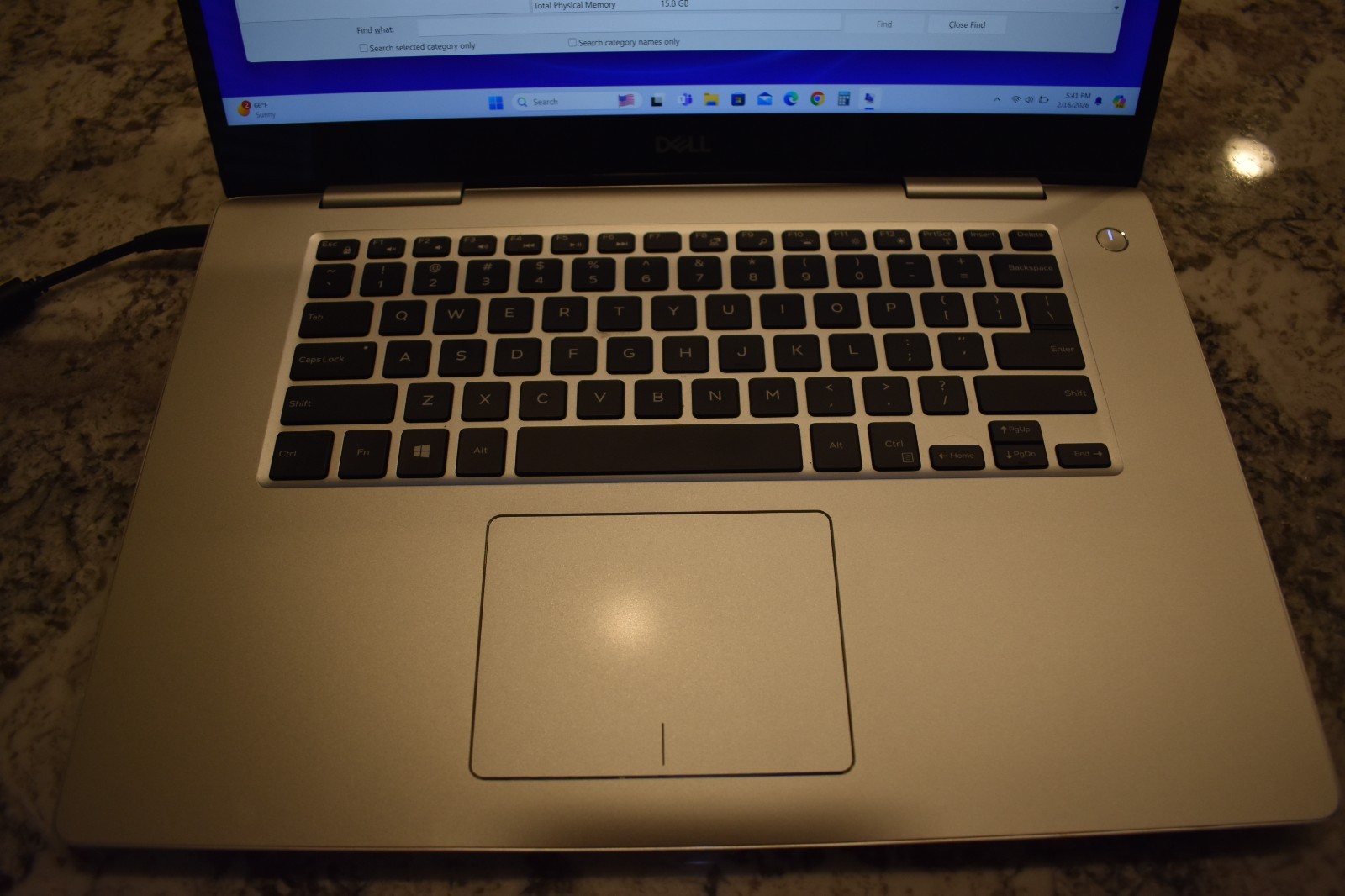Dell Inspiron 7570 P70F Intel i7-8550U 16GB RAM 512GB SSD Touch Screen Laptop