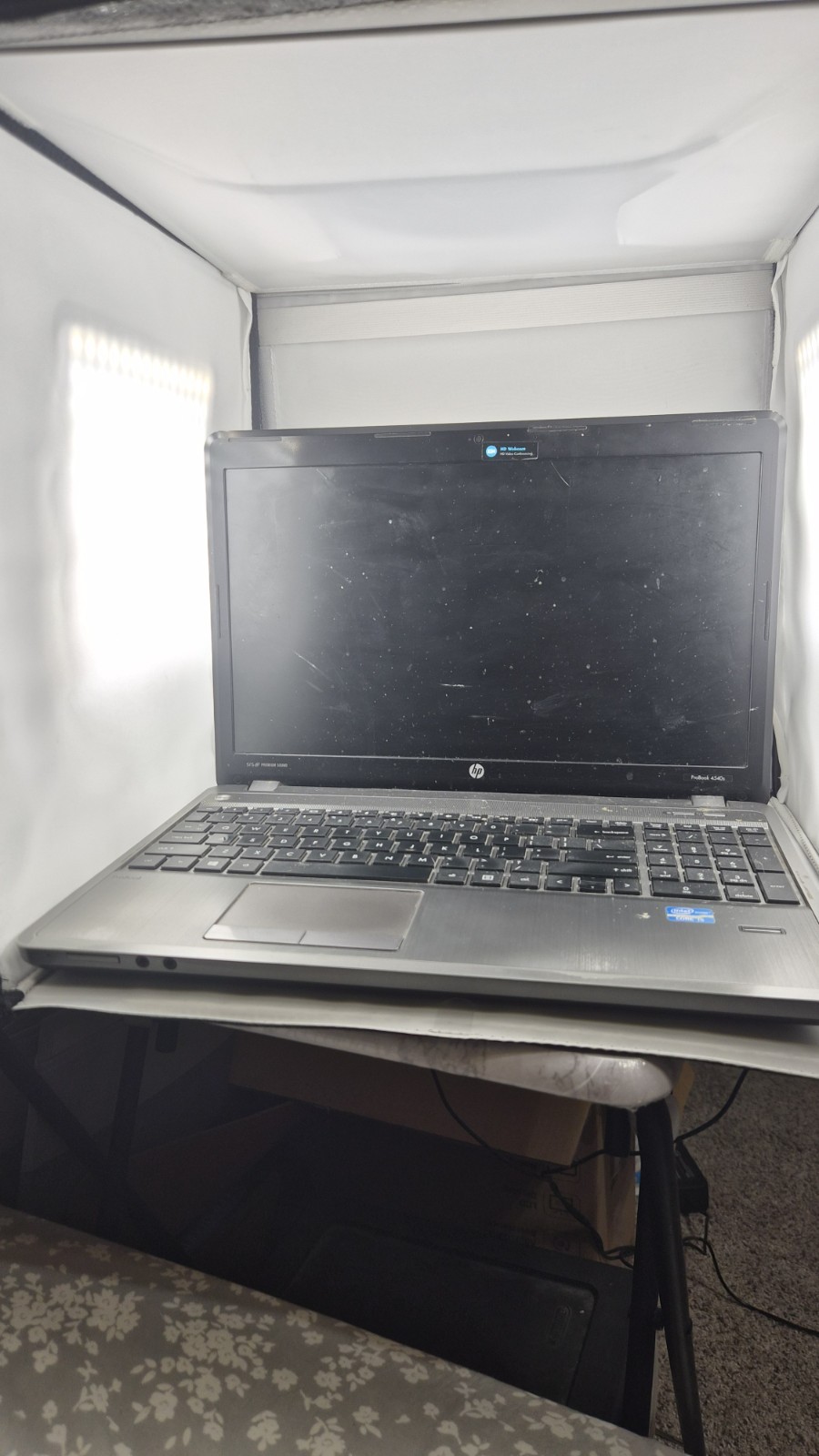 HP ProBook 4540s Intel i5 Laptop – For Parts / Not Working – Read Description