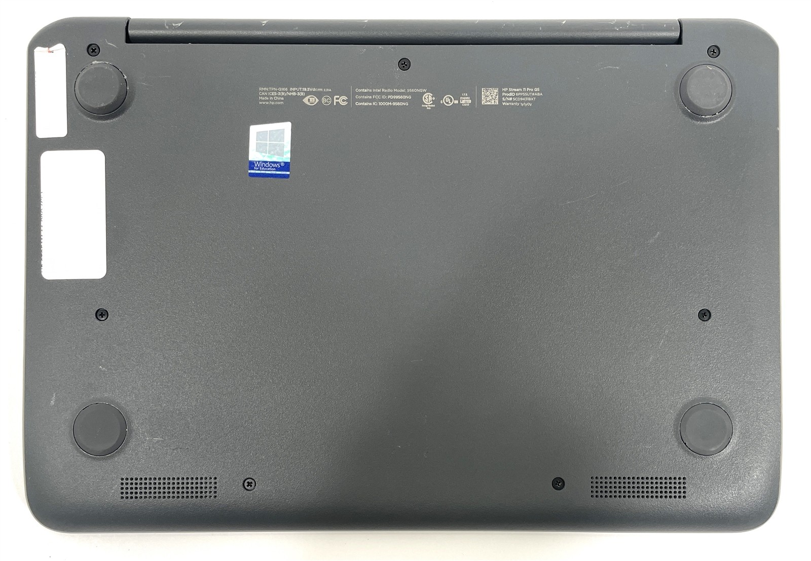 HP Stream 11 Pro G5 Celeron N4000 63GB HDD 4GB RAM UHD 600 – No OS / Battery