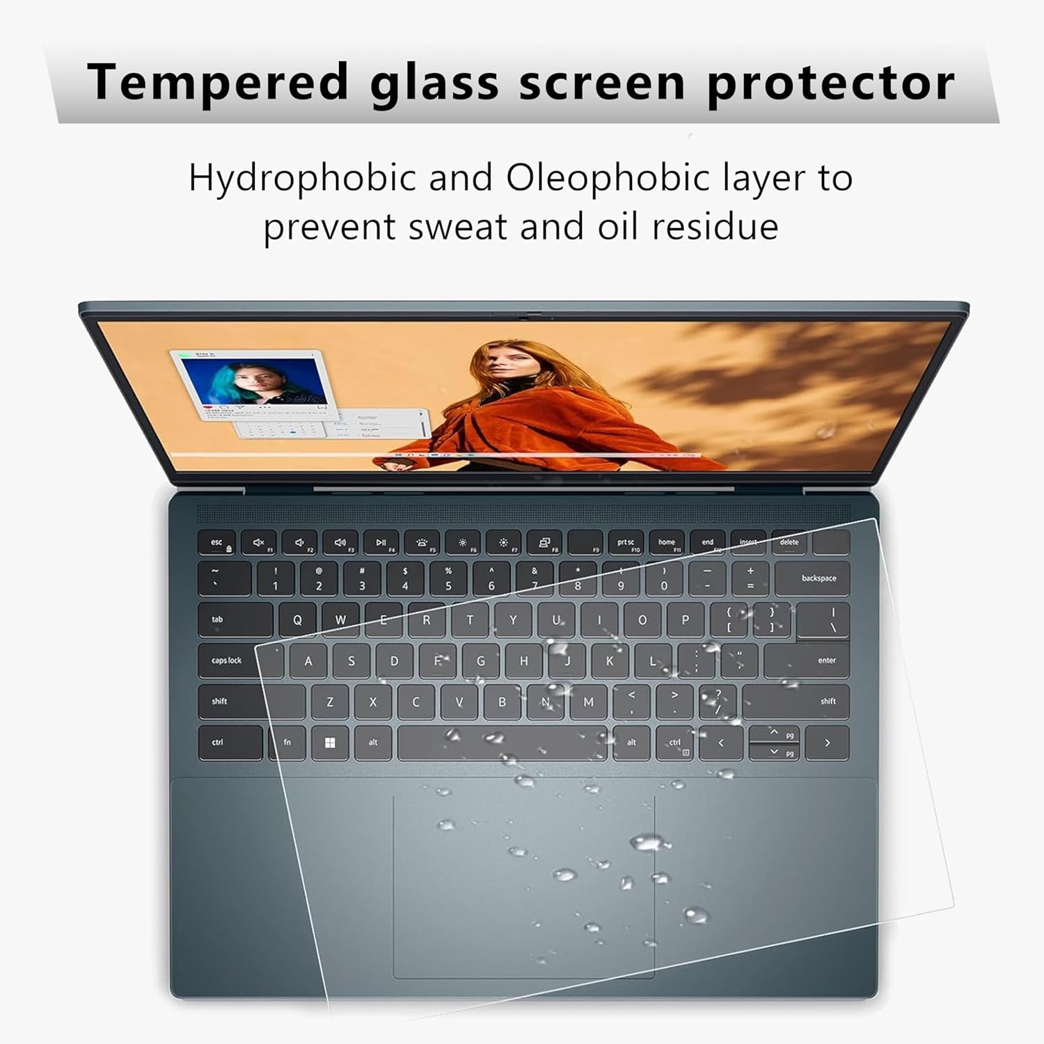 9H Tempered Glass Anti-Scratch Screen Protector for HP 16:9 Laptops: Pavilion x3