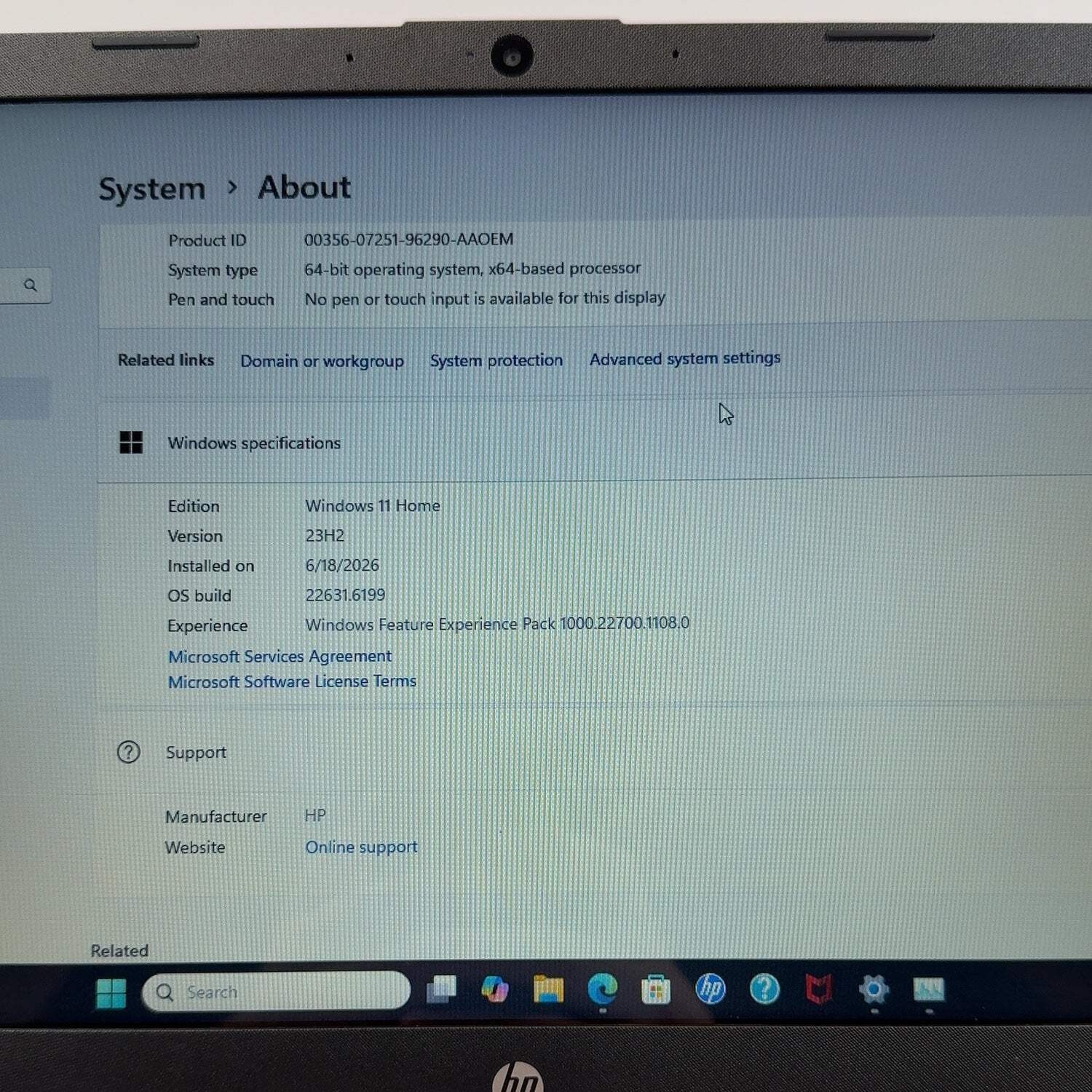 HP Laptop 14-DQ0054DX 14″ Celeron N4120 1.1GHz 4GB RAM 64GB SSD