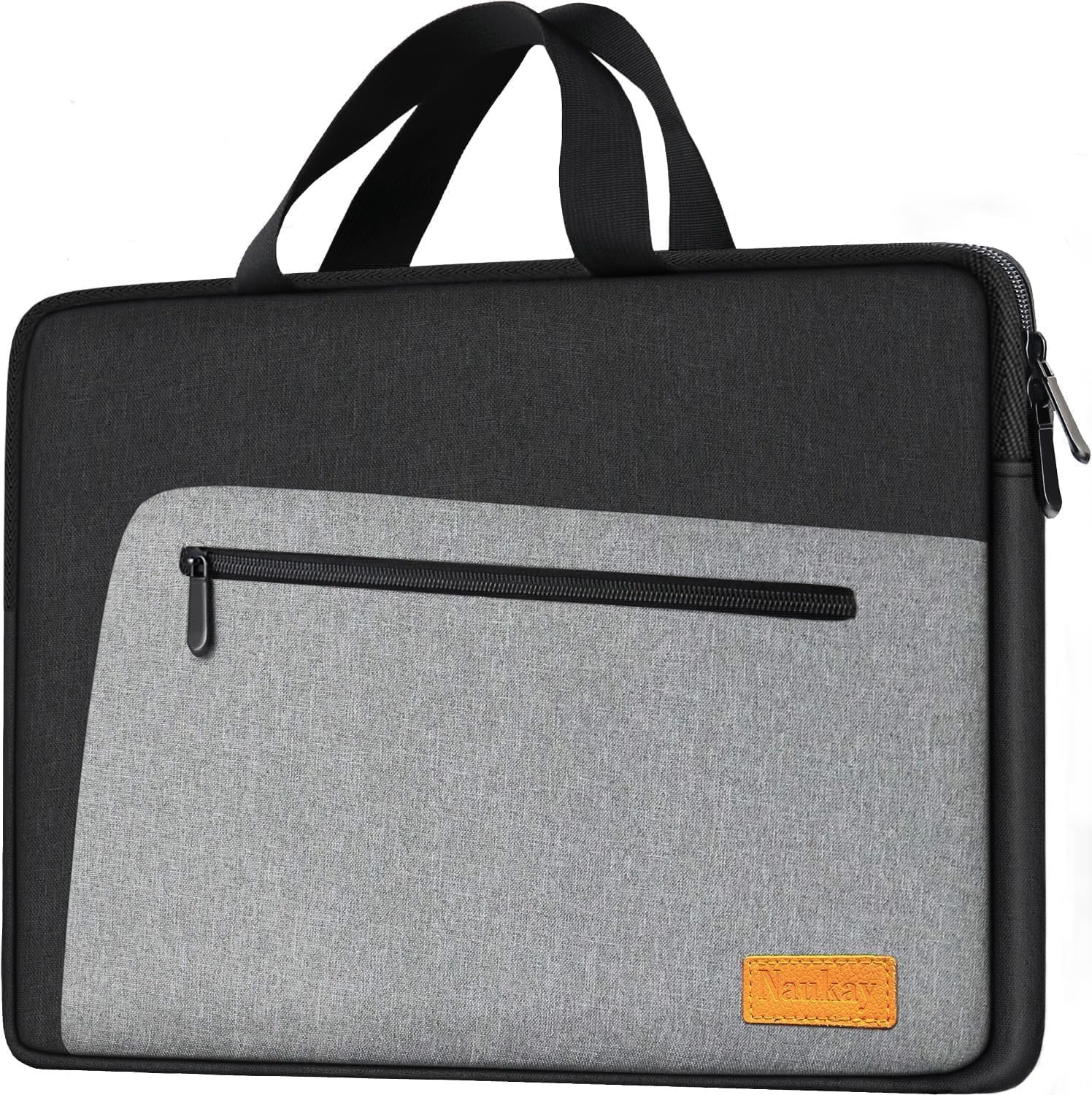 Shockproof Water Resistant 15.6 Inch Laptop Sleeve Briefcase Carrying Bag Black/