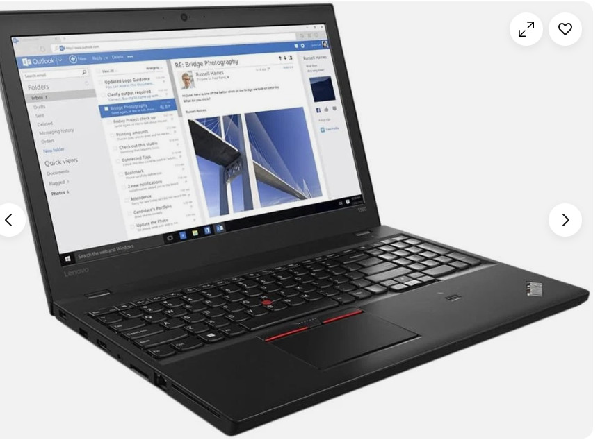 Lenovo ThinkPad T560 15.6″ Core i5-6300U 2.4Ghz 8GB RAM 320GB HHD Black Laptop