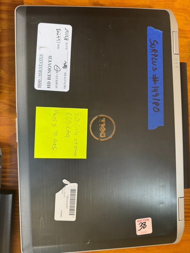 Lot 3-Dell Latitude E6530 15.6″ incl. Intel i7-3520M 16gb RAM (No drives, No AC)