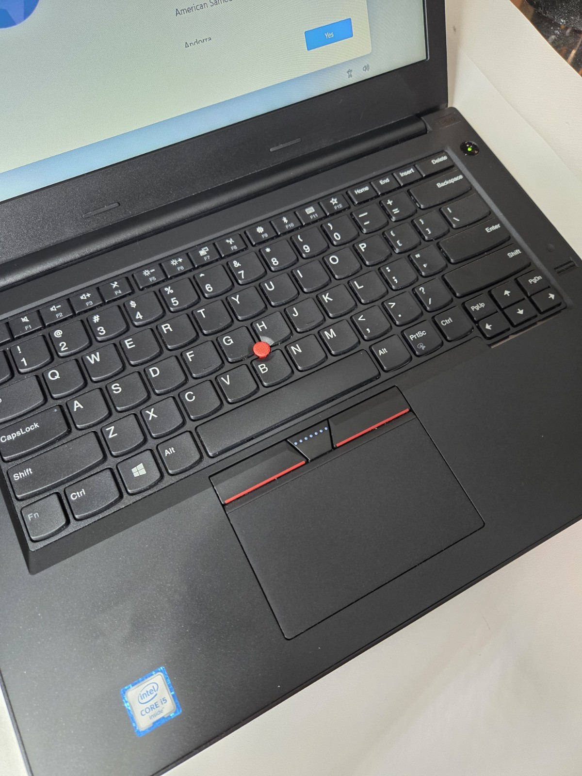 LENOVO ThinkPad E470 intel Core i5 7TH GEN 8GB RAM 256 GB SSD Windows 11 Laptop