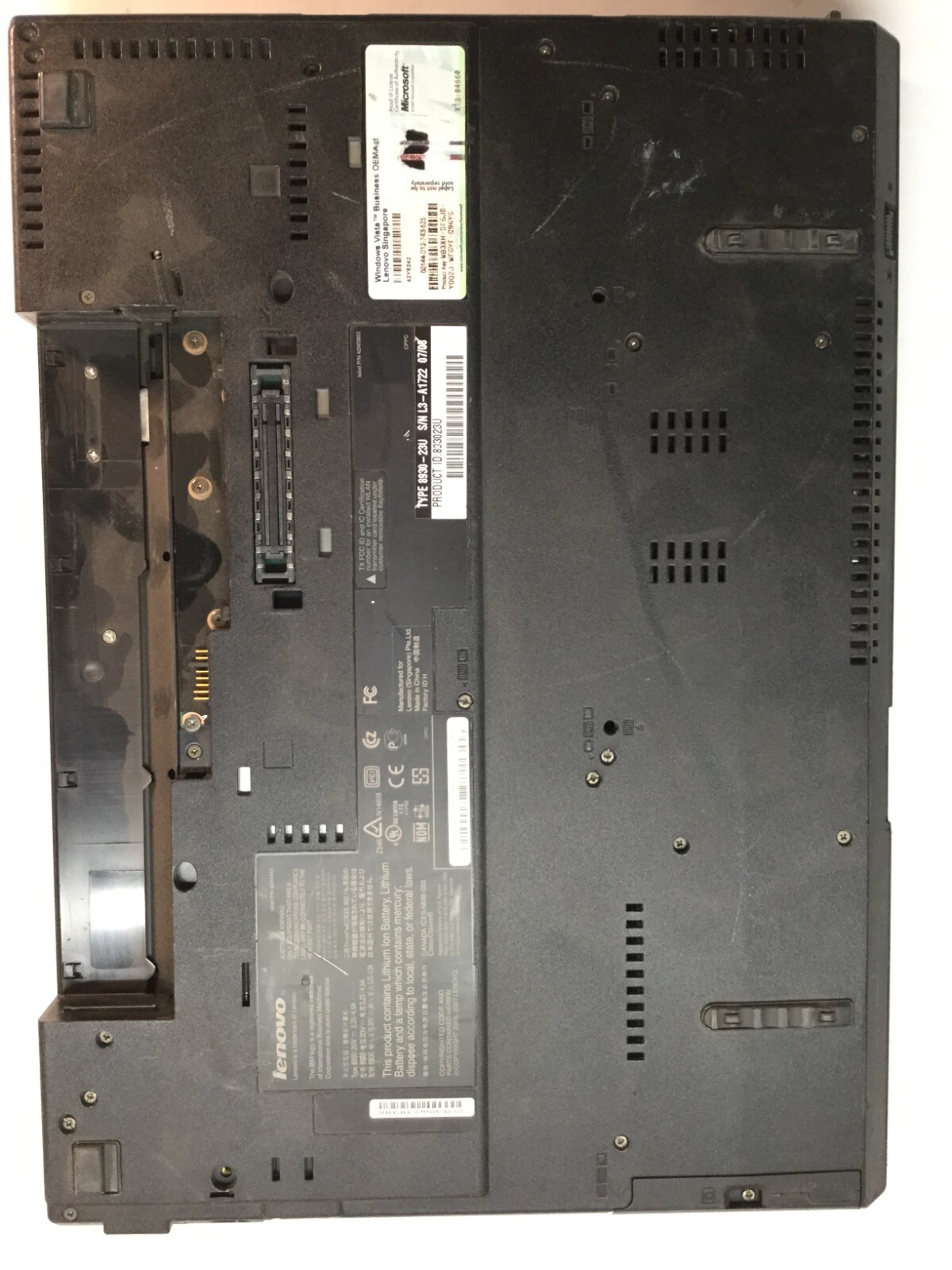 Lenovo ThinkPad R61 15″ Laptop Intel Celeron – BOOTS TO BIOS/ C-GRADE -MZ