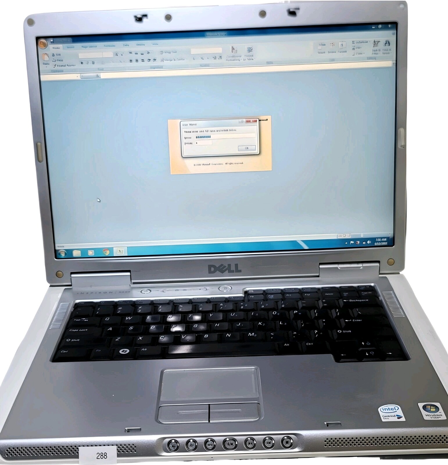 Dell Inspiron 6400 Laptop Intel Core 2 Duo 1.86Ghz 2GB 80GB Win 7 15″ Office 07