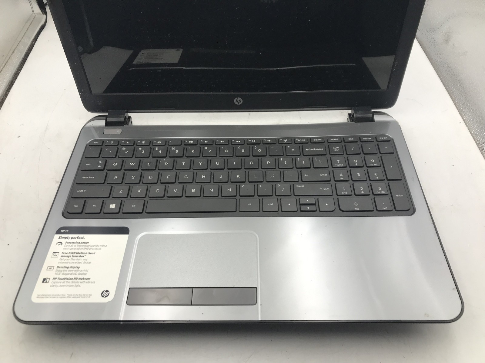 HP 15 G019WM – FOR PARTS/REPAIR – AMD E1-2100 – NO RAM – NO OS – READ DESC – BB!