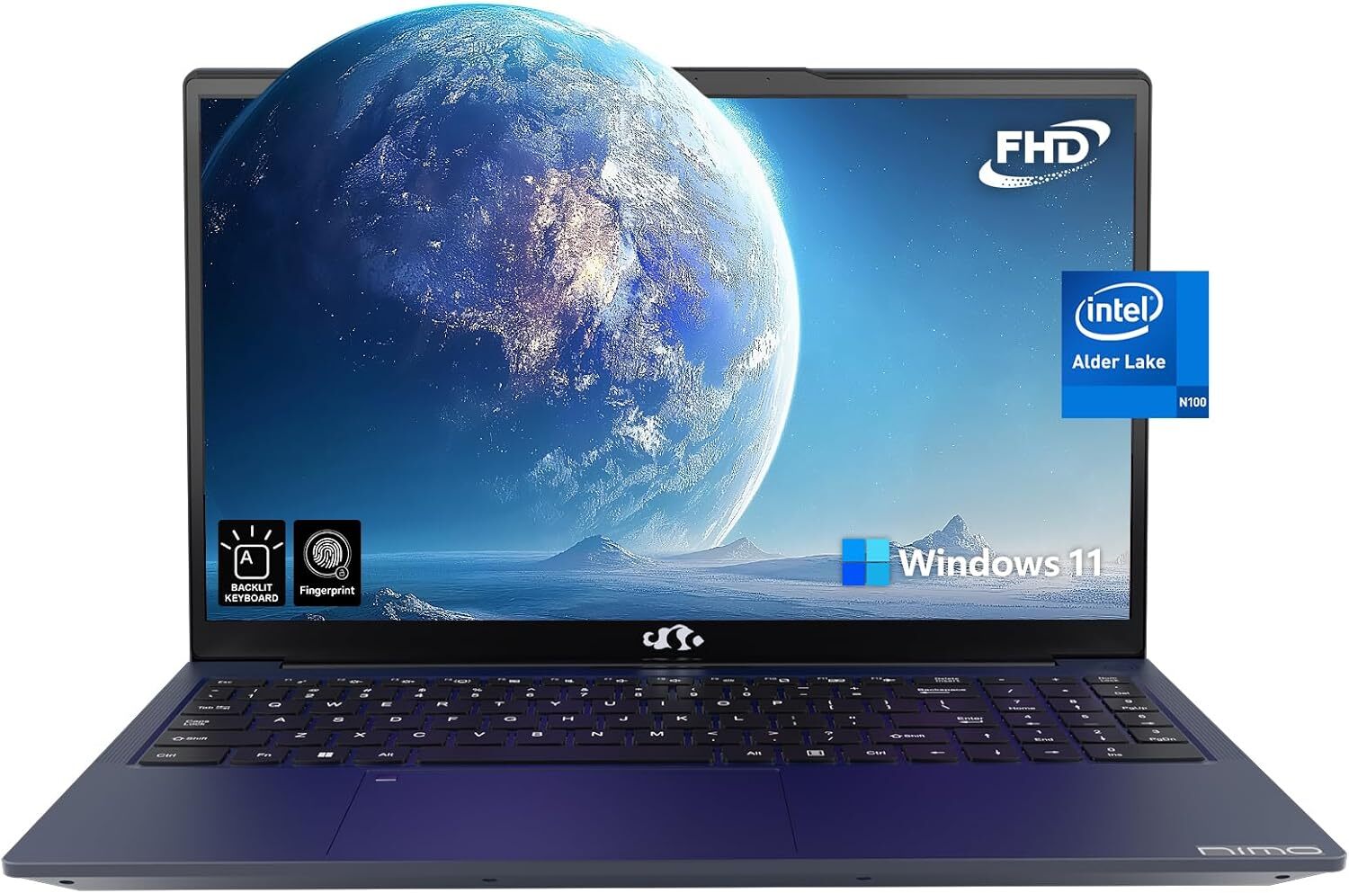 15.6 FHD Laptop Student Laptop 8GB RAM 128GB SSD Intel Pentium Quad-Core N100