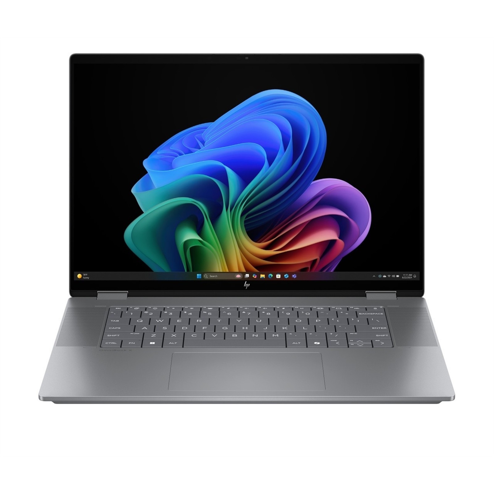 HP OmniBook X Flip 16-be0003dx 8GB 16″ Touch Windows 11 Home, Meteor Silver