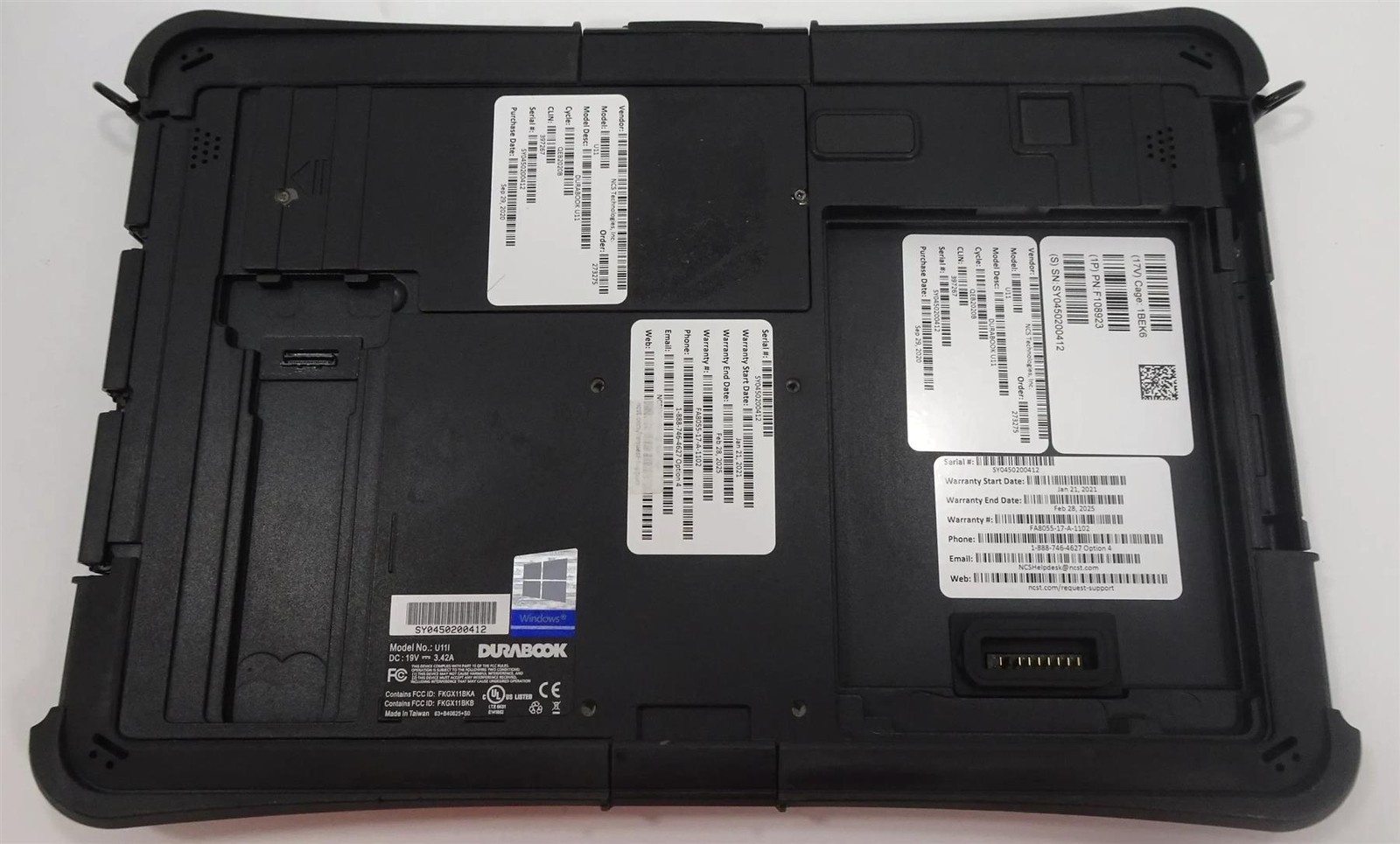 DURABOOK U11I Rugged 11.6″ Core i5-10210Y 1.0GHz 16GB No SSD Touch Screen