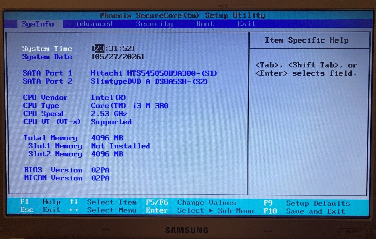 Samsung NP-RV511 Laptop SERVICED & RESTORED/15.6″/Windows 7/Excellent Condition!