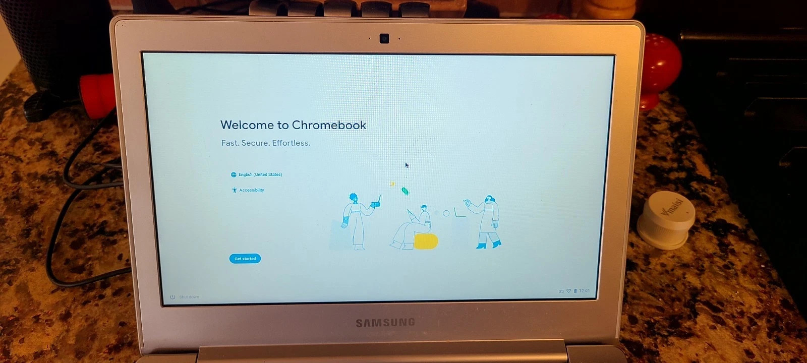 Samsung Chromebook XE500C12 11.6″ N3060 1.6GHz 4GB 16GB Non Touch B Grade