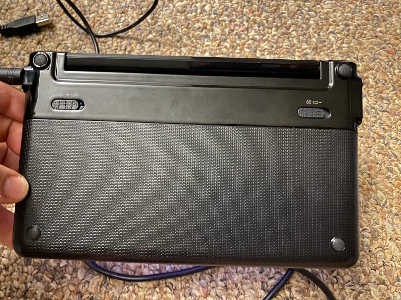 Toshiba Libretto W100 W105 UMPC Works! Rare Excellent. Dual Duo Screen JAPANESE