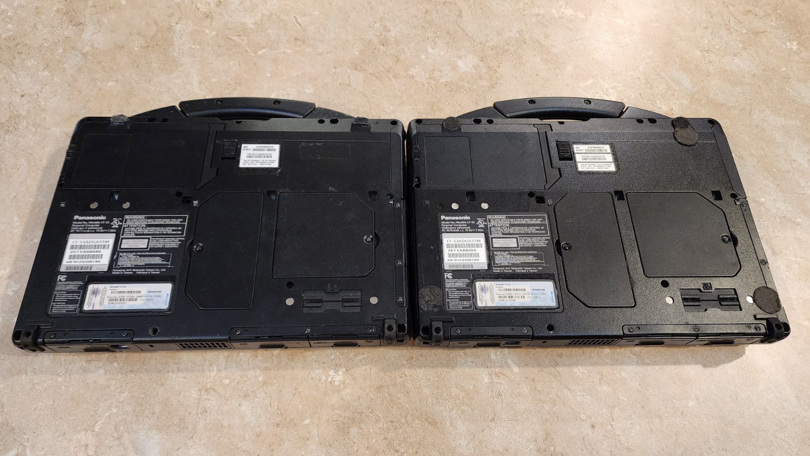 2x Lot Panasonic Toughbook CF-53 Rugged 14″ i5-2520M 16GB RAM Has HDD Caddy