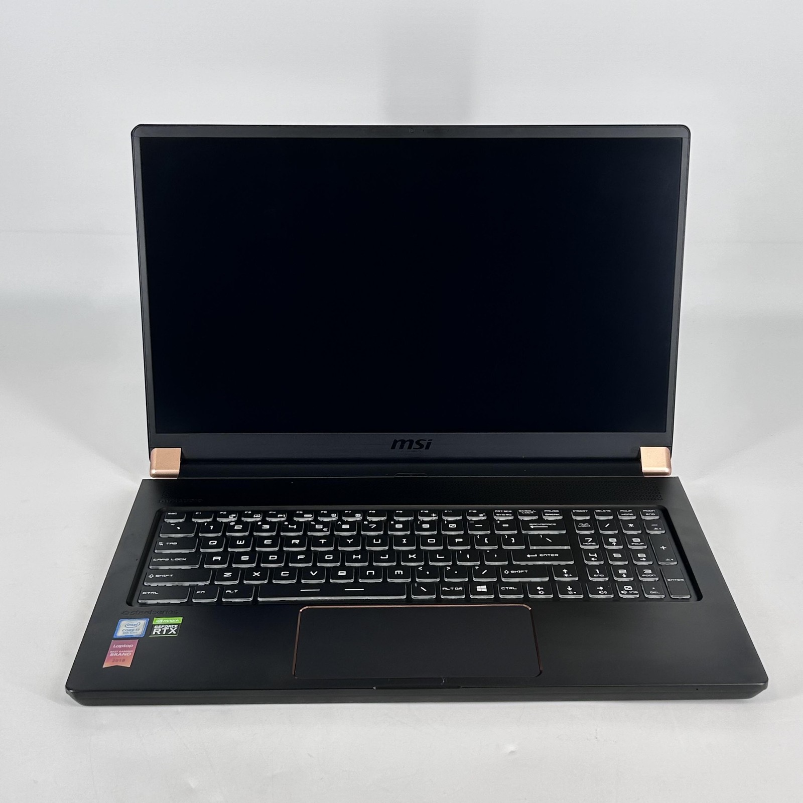 MSI Stealth GS75 17 FHD i7-9750H 2.60GHz 16GB 1TB SSD RTX 2070 Max-Q BENT FRAME