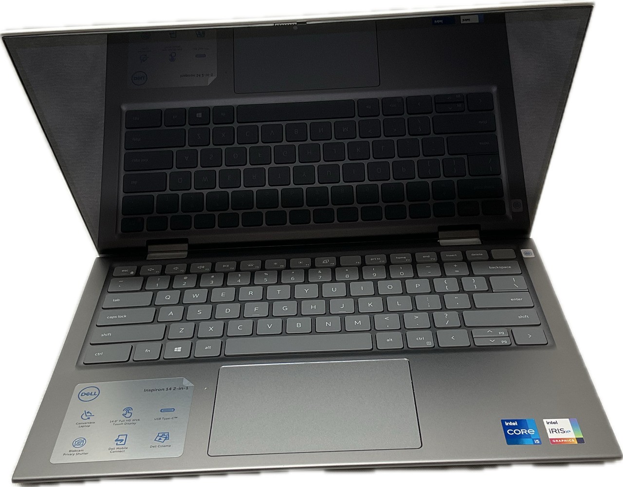 Dell Inspiron 14” 2 in 1 touch laptop P147G – Core i5-113G7 12GB RAM 477SSD