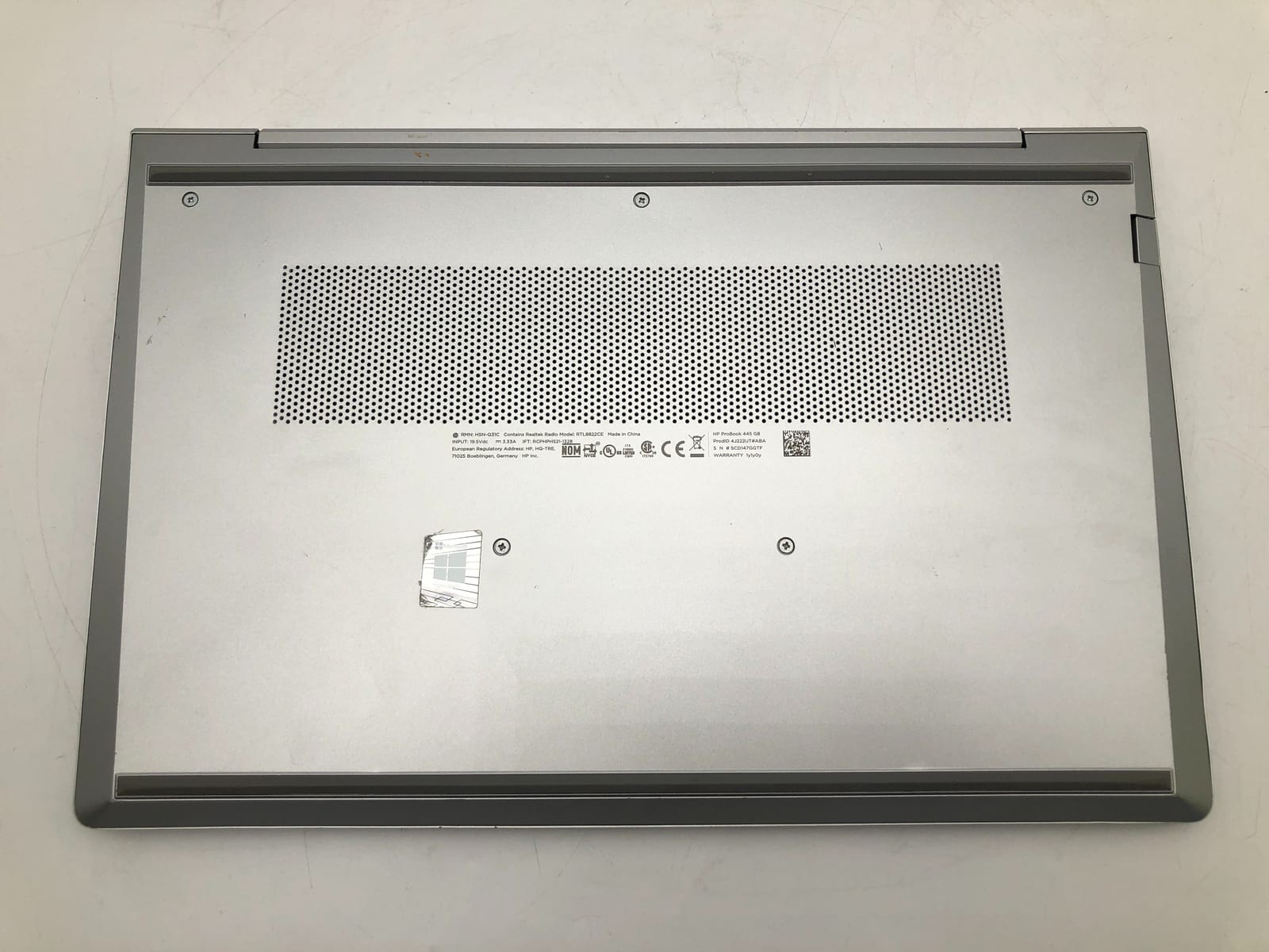 HP | HP ProBook 445 G8 Notebook PC | Ryzen 5 5600U | 16GB | 256GB | 74% Battery