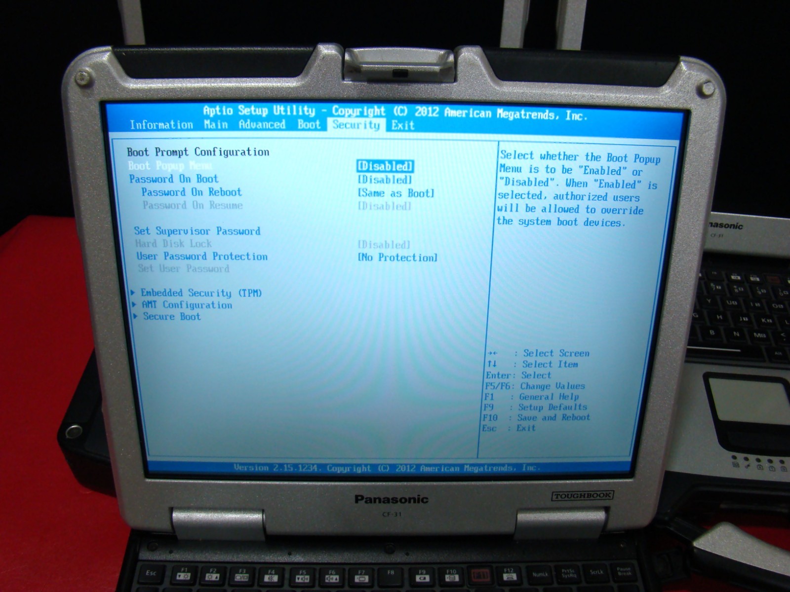 Panasonic Toughbook CF-31 MK5 i5-5300U 2.3GHz 8GB RAM NO HDD Caddy NO AC Adapte