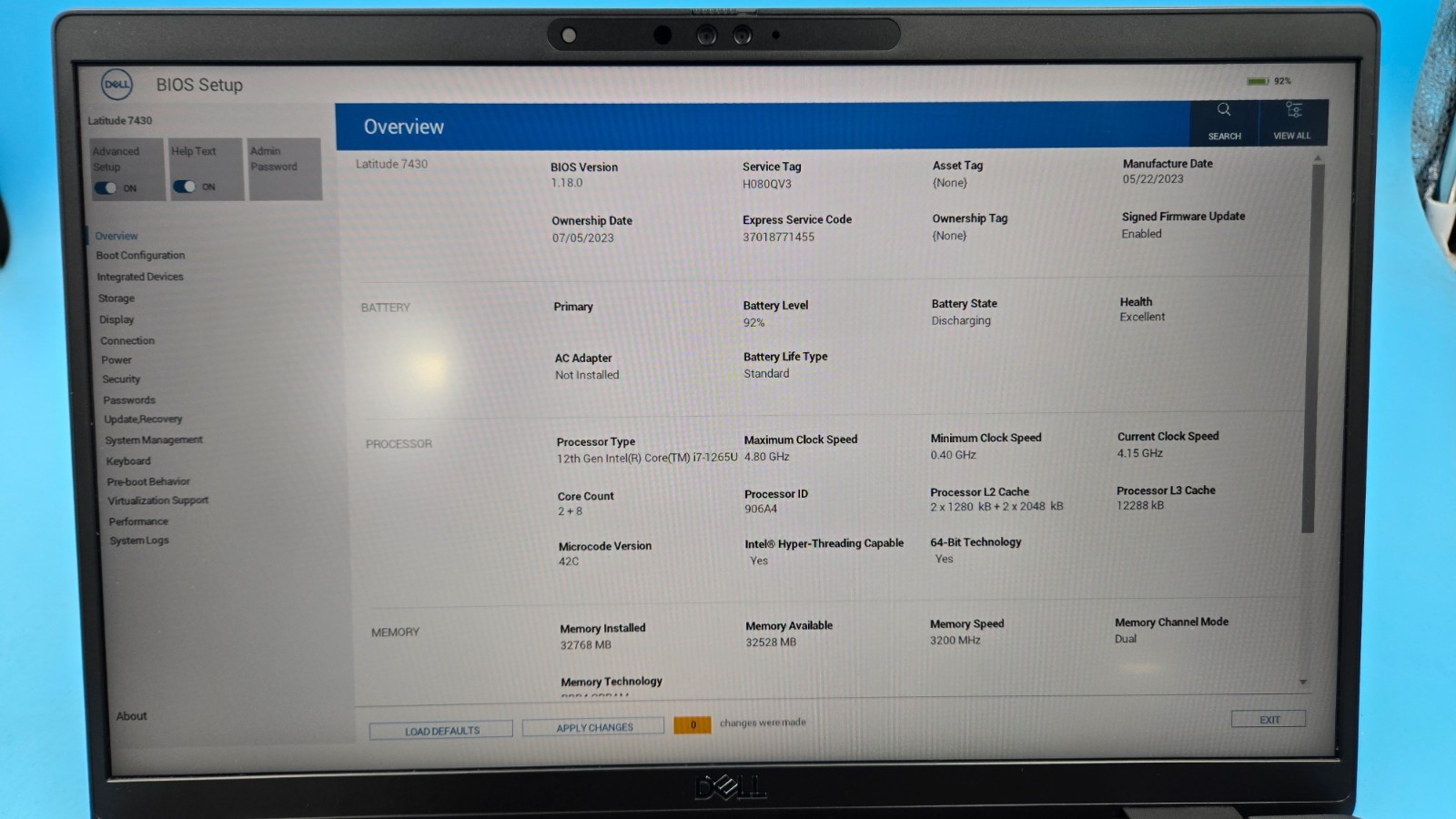 Dell Latitude 7430 | Intel Core I7-1265U | 512GB NVMe | 32GB DDR4 RAM
