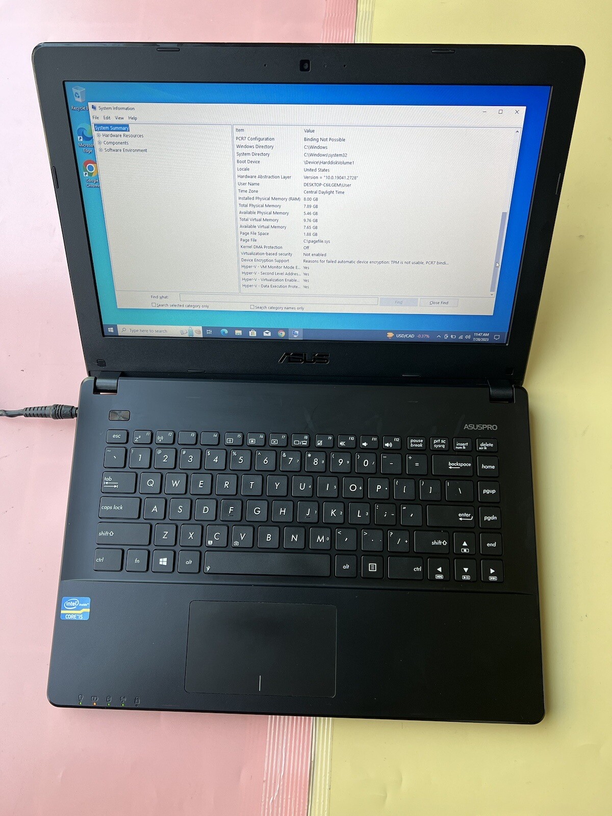 ASUS P450C Intel Core i5-3337U 1.80Ghz 8GB RAM 500GB HDD HDMI WEBCAM BLUETOOTH