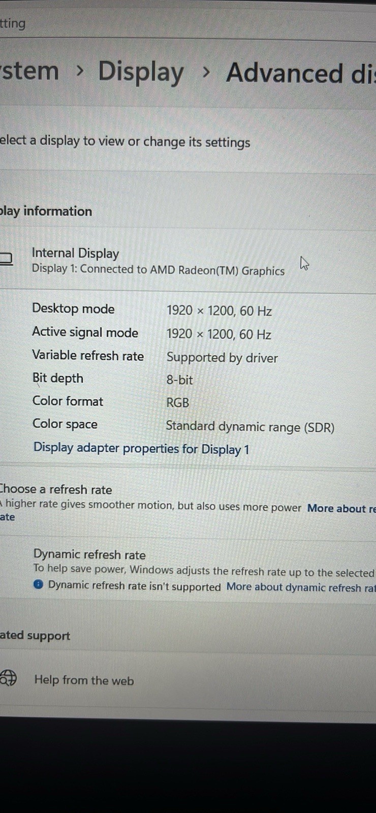 HP ProBook 465 G11 Laptop 16-inch WUXGA, Ryzen 5 7535U, 16GB RAM, 477GB SSD