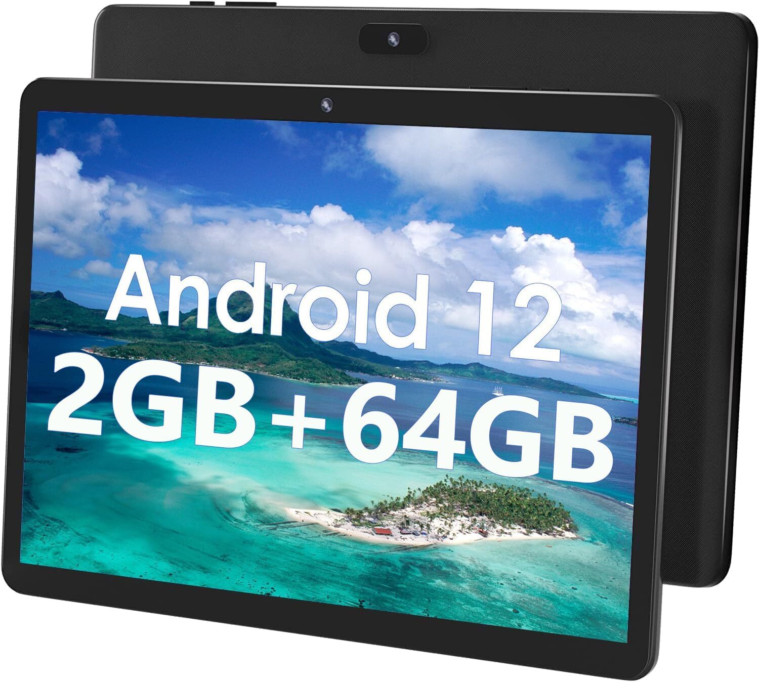 SGIN E10P-BLACK Android 12 10.1″ 1280×800 Tablet 2GB RAM 64GB – – Scratch & Dent