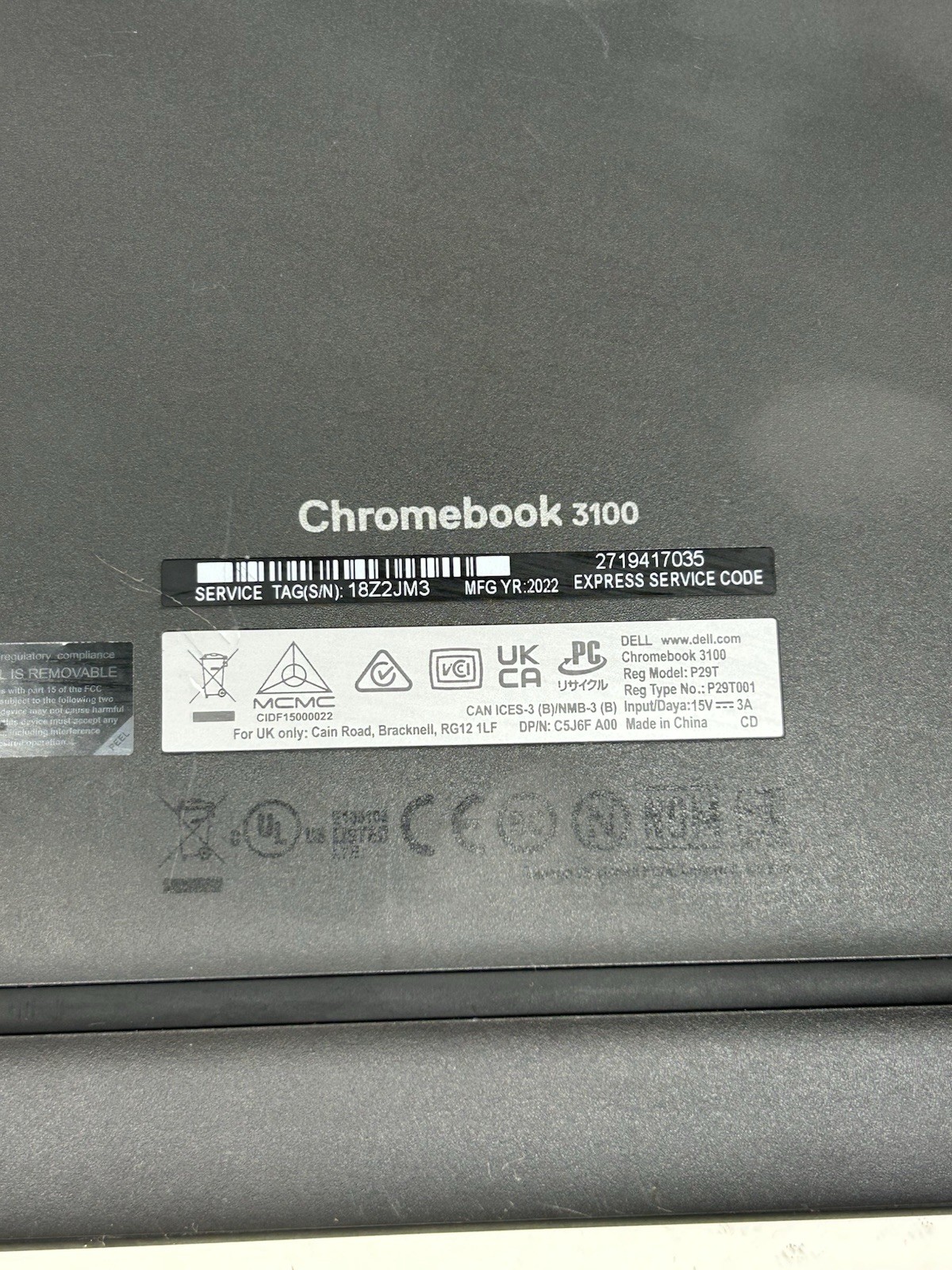 Lot Of 6 Computers, Dell Chromebook 3100, Samsung, Lenovo – UNTESTED