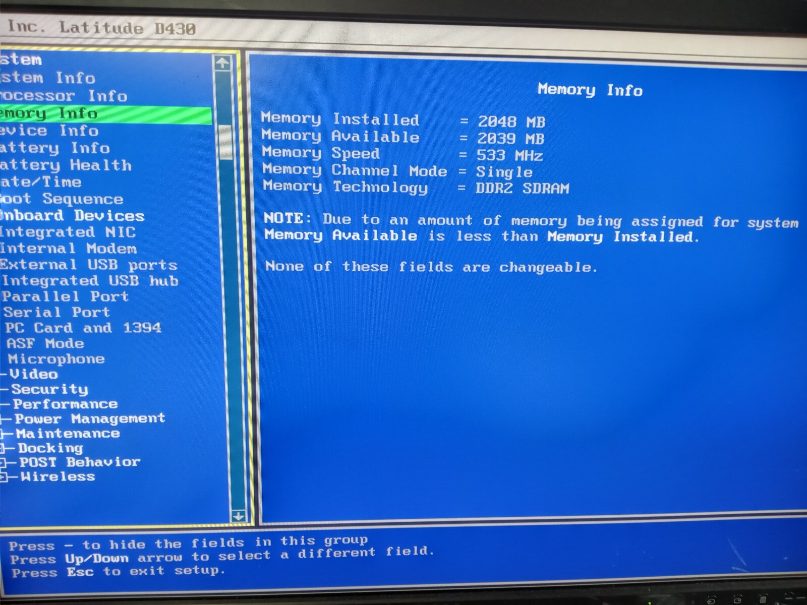 Vintage Dell Latitude D430 Laptop C2D 1.2GHz. 2GB 60GB ***BAD BACKLIGHT AS-IS