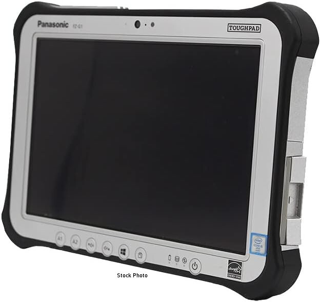 Panasonic Toughpad FZ-G1 MK3 i5-5300U 8GB 128GB Win 10 Pro Webcam Barcode Reader