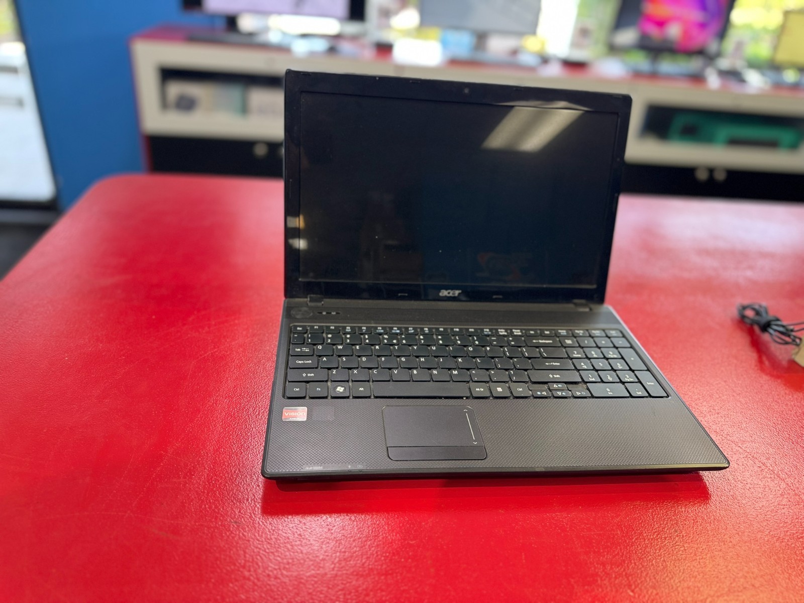 Acer 15.6″ Laptop AMD Vision Windows 10 Tested Working Black