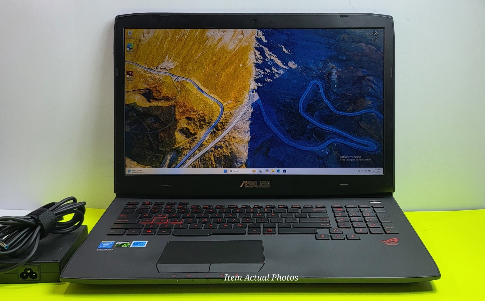 ASUS ROG G751JT 17.3” Intel i7-4710HQ 256GB SSD 24GB Ram win 11