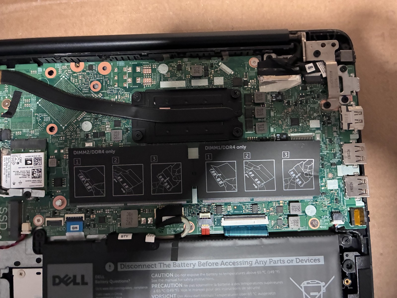 *As-Is* DELL VOSTRO P77F INTEL CORE I7 8565U *NO SSD* *NO RAM*