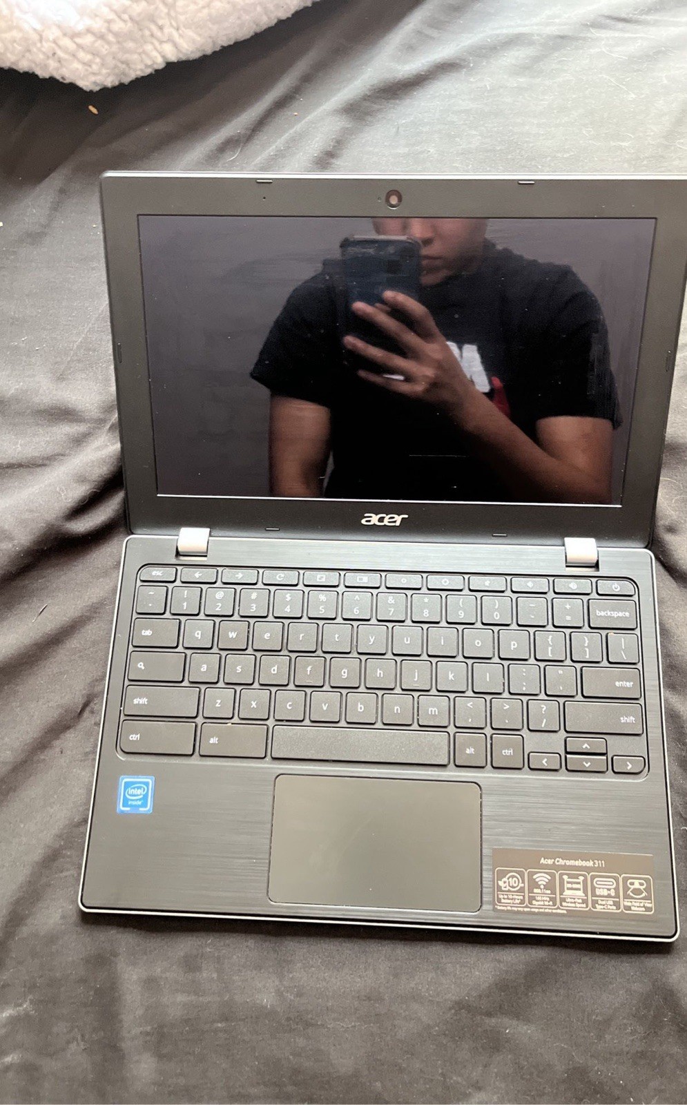 Acer Chromebook N15Q8 11.6″ Intel N3060@1.6GHz 4GB 16GB BLACK TOUCH CHROME FLEX