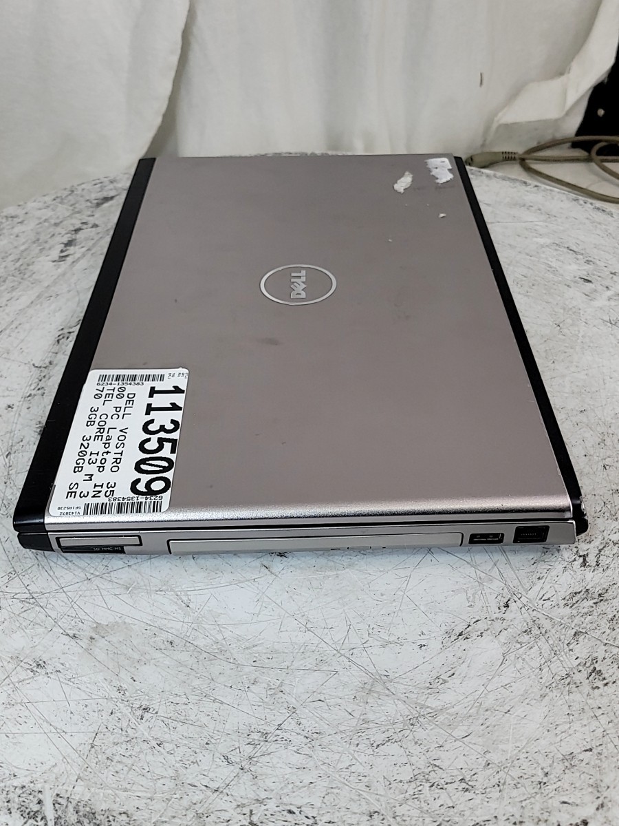 DELL VOSTRO 3500 PC Laptop INTEL CORE I3 M 370 3GB 320GB SEE NOTES