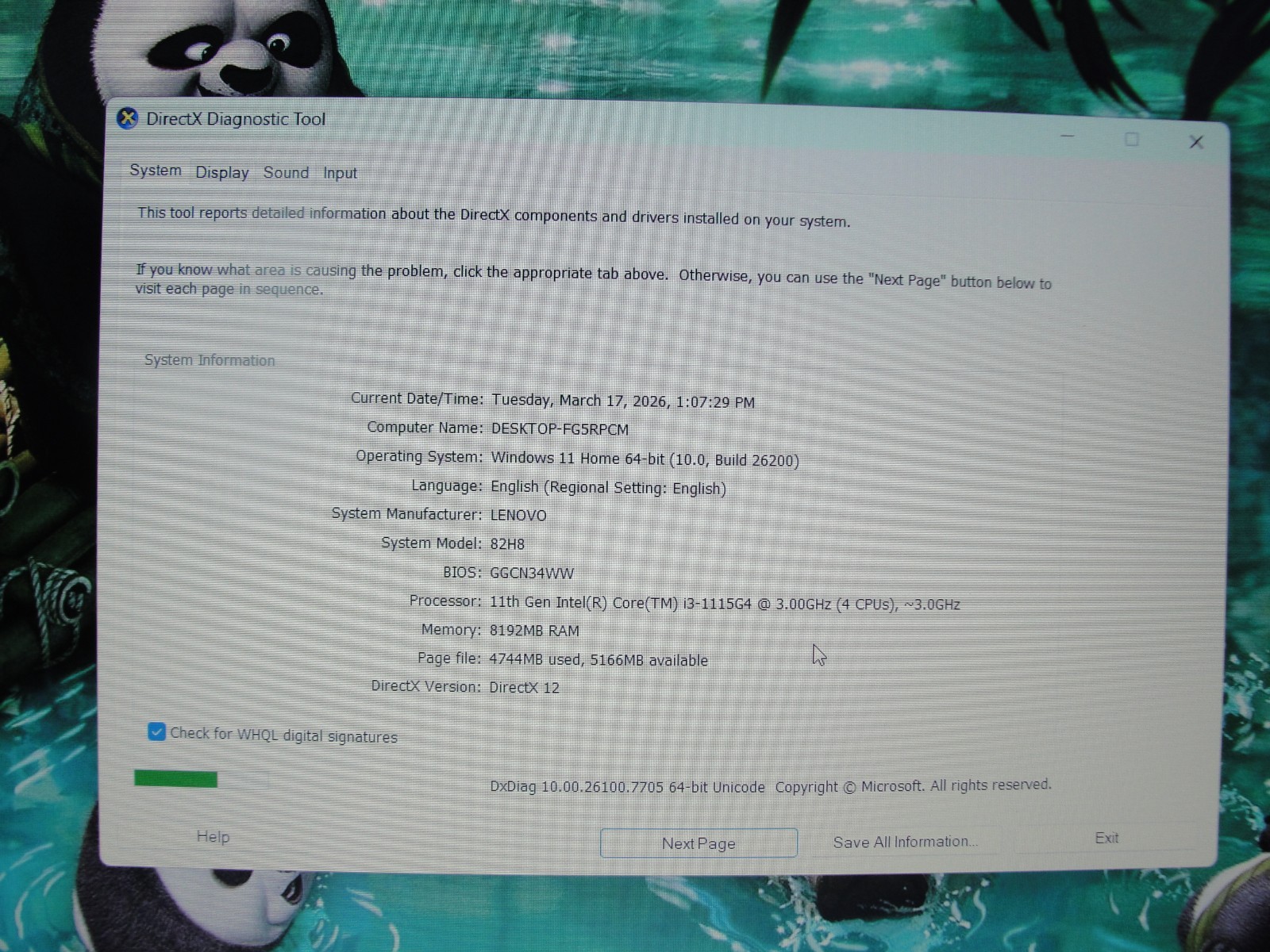 Lenovo IdeaPad 3 15ITL6 15.6″FHD Intel Core i3-1115G4 3.0GHz 8GB RAM 1TB HDD+PA